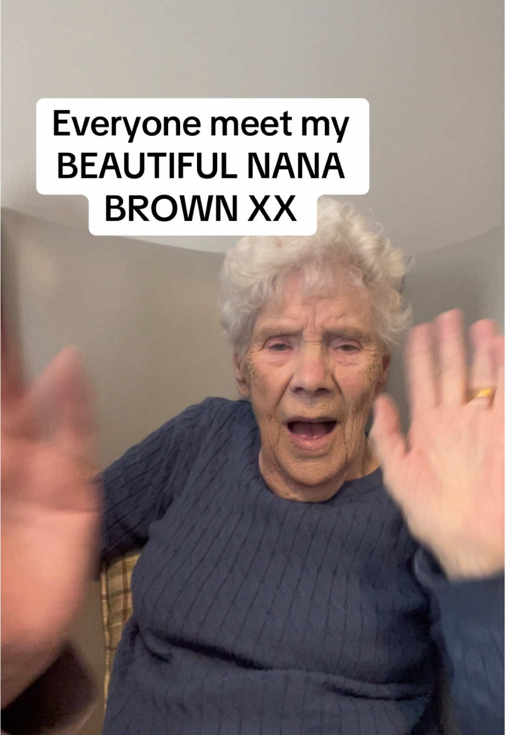 Everyone meet my amazing Nana brown, she will be 94 next month x x #nana #meet #mynana #hello #fyp 