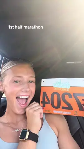 First half marathon went better than I could’ve imagined :) #halfmarathon #Running #fyp #omahamarathon 