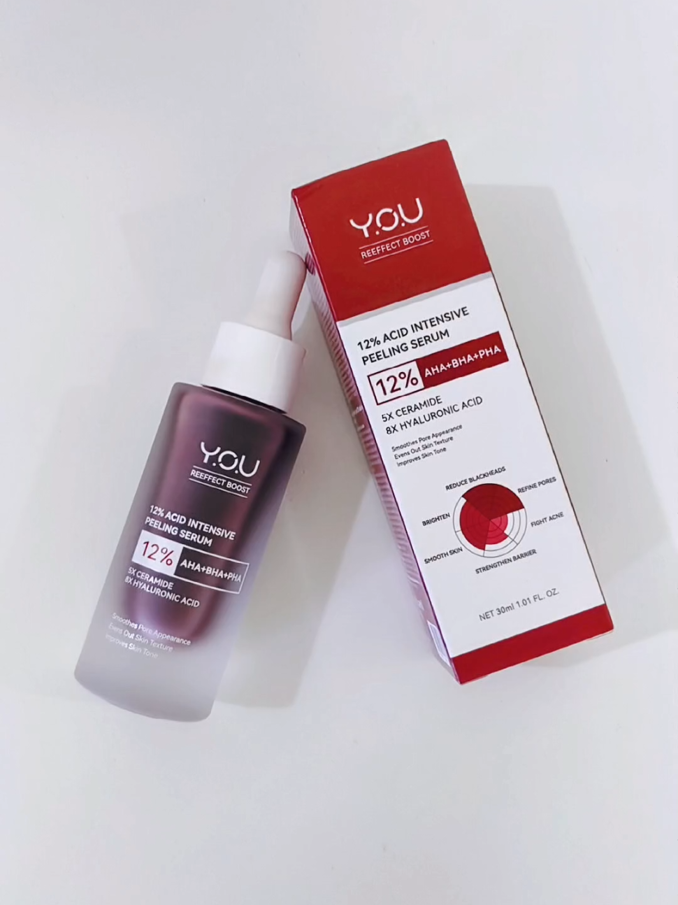 เซรั่มแดง Y.O.U 🌷 | #YOU #ของมันต้องแชร์ #tiktokshopmallบอกต่อ #สินค้าดังปังชัวร์ #chobbokproreview 