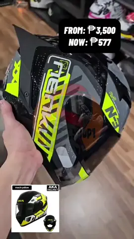 AKA557 Mecha Motorcycle Helmet Full Face Double Visor Fits 55cm-62cm Head Circumference Anti-UV #fullfacehelmet #doublevisor #HELMET #fyp #fypmototiktok😾 