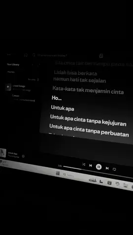 🎧🫀 #foryoupage #liriklagu #untukapa #lyrics #spotify 