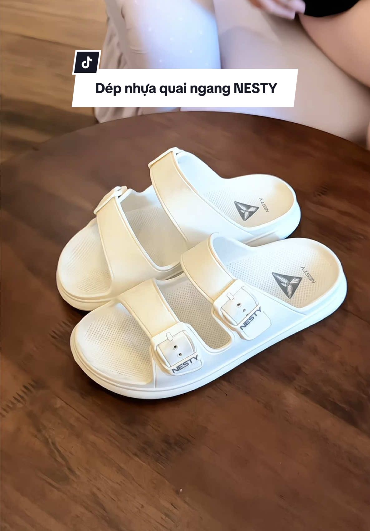 Dép nhựa quai ngang NESTY chất Eva không thấm nước#nesty #depnu #muataitiktokshop🛍 #huongkhenhday 