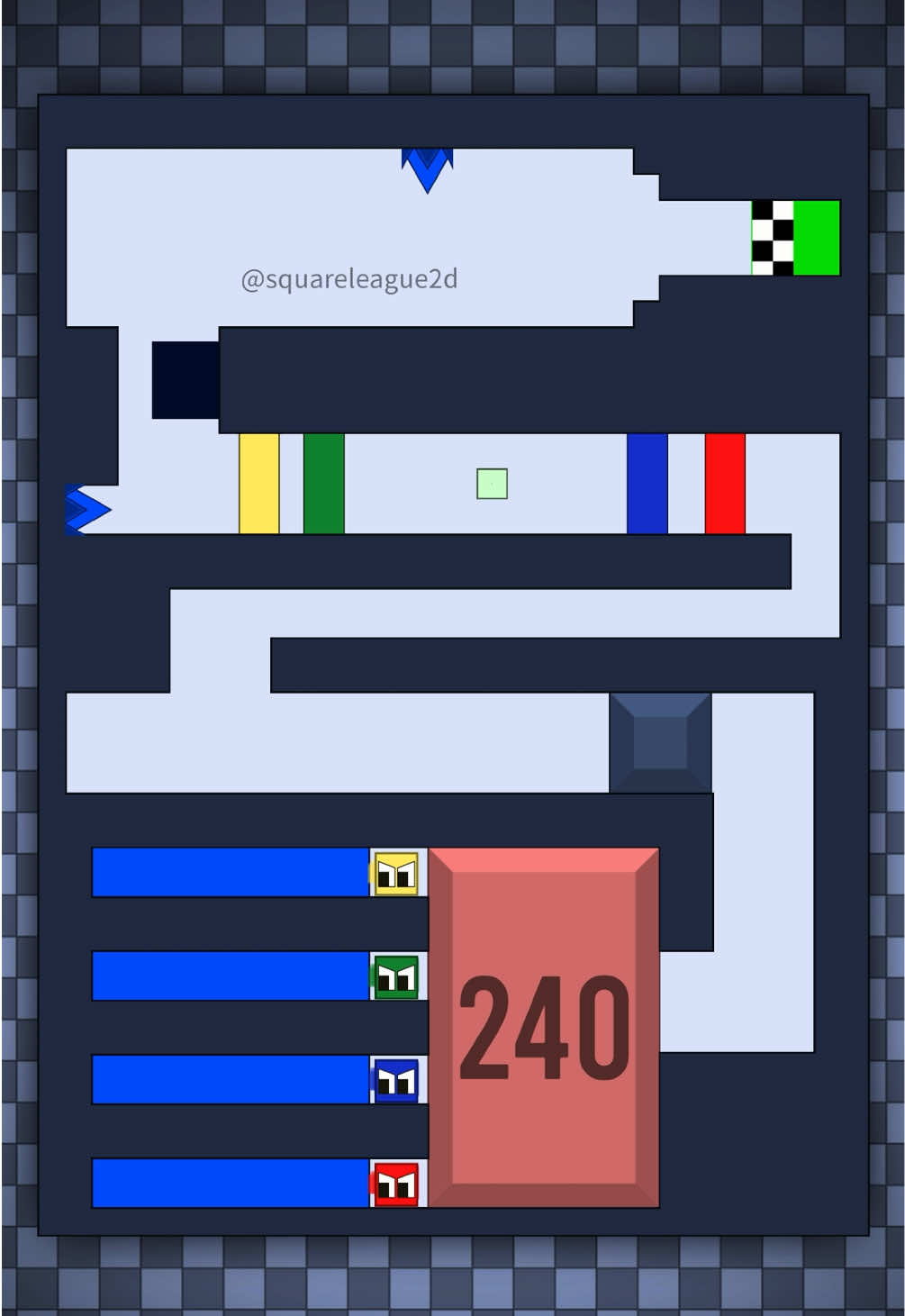 Square Race #square #race #squarerace #squareleague #simulation 