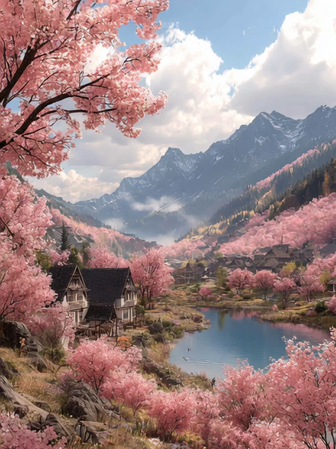 Paraíso Rosado. #paraiso #paisagens #musicaparadormir #lagos #montanhas