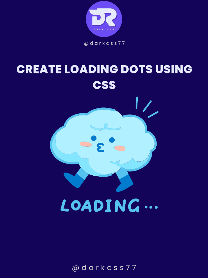 🔥 Create Loading... Dots CSS 🟡🚀 Create Loading Dots using pure CSS 🎓🧑‍💻 👩‍💻 Source code is available in Website 🌐 CHECK BIO FOR WEBSITE LINK 🔗 🔴 Follow Dark CSS for more web development tips and tricks tutorials 📲🤞 🚨 Don't forget to like 👍 Share 📤 | Follow our page for latest updates [Frontend, Web design, Web development, CSS, CSS Animations, CSS Tips, CSS Tutorials] #webdevelopment #webdesign #coding #programming #foryou 