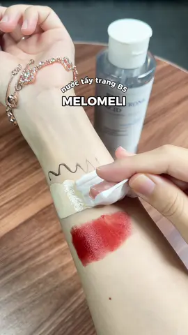 Dịu nhẹ v.ô cùng, dùng hàng ngày ok lắm nha 🤩#nuoctaytrang #melomeli #taytrang #skincare #xuhuong 
