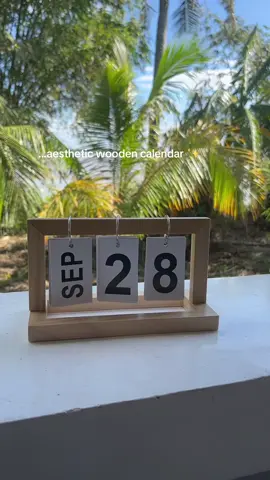 Aesthetic Wooden Calendar #woodencalendar #calendar #aesthetic #nordic 