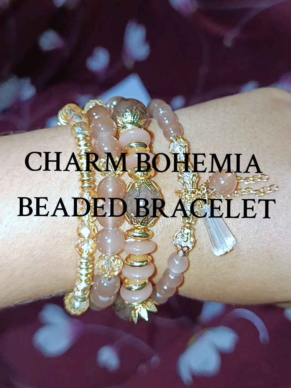 ✨Super ganda nito🥹💎 ang perfect nya,Ang elegant ng dating,tapos 4pcs pa☺️ #bracelet  #luckycharmbracelet  #bohemia  #braceletforwomen  #giftidea 