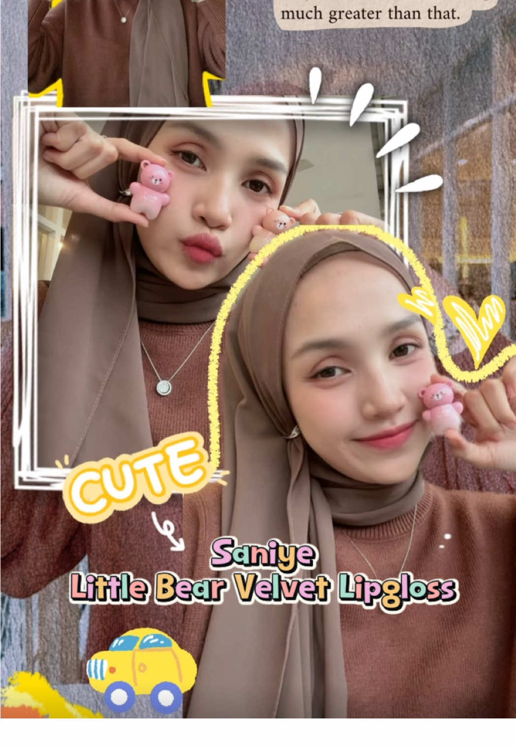 Nemu lagu produk lucuu 🤏🏻✨ #saniye #velvet #lipgloss #lipstick 