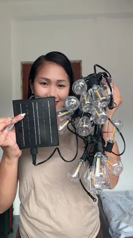 Sobrang ganda nito!! #solarstringlights #solarstringlightsoutdoor #solarstringlightswaterproof #solarstringlight #solarstringbulb 