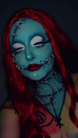 Do happy you guys love this look hehe #fyp #foryou #makeup #nightmarebeforechristmas #halloween 