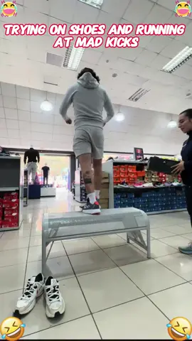 Trying on shoes and running at Mad Kicks#sneakerhead #sneakeraddict #madkicksdxb #usa
