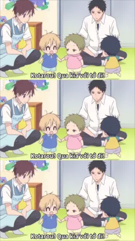 “ bạn “hân“ của Kotarou là em cơ “ #taku #kotarou #caulacbotrongtretruongmorinomiya #gakuenbabysitters #flop 