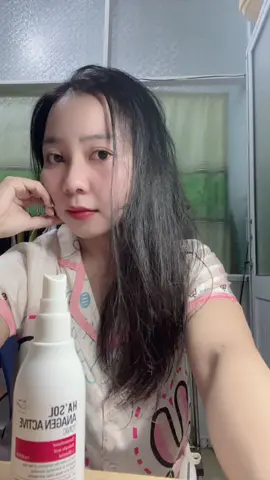 Thũ Tục Mỗi Khi Gội Đầu Xong Xịt Mọc Tóc hasol Không Bết Mát Da Đầu Lắm #hasolhair#hasolhairvietnam#hasol