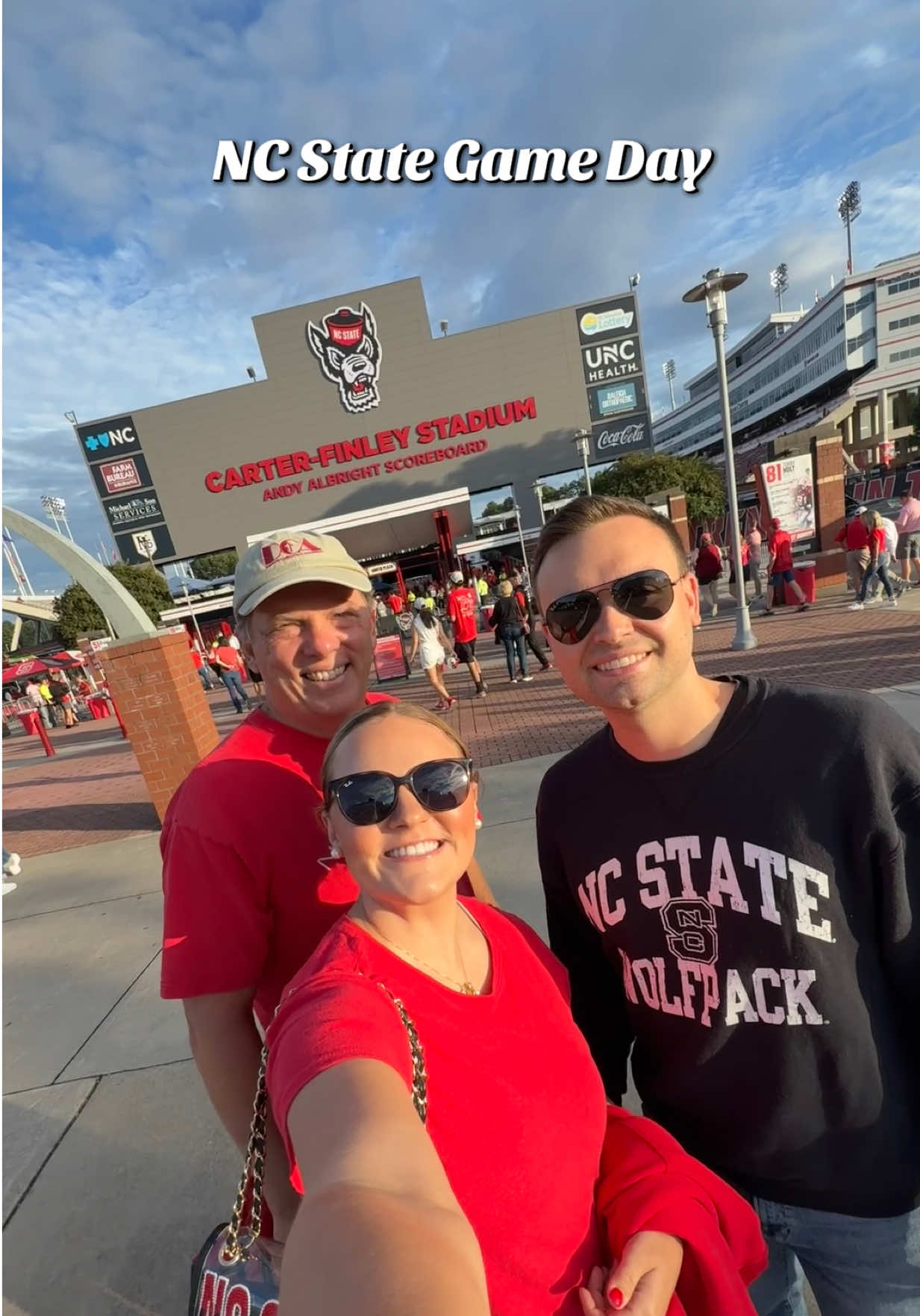 I’ve been going to nc state games since I was 5 months old 🥹♥️🏈🐺 #ncstate #gameday #CollegeFootball #traditions #recap 