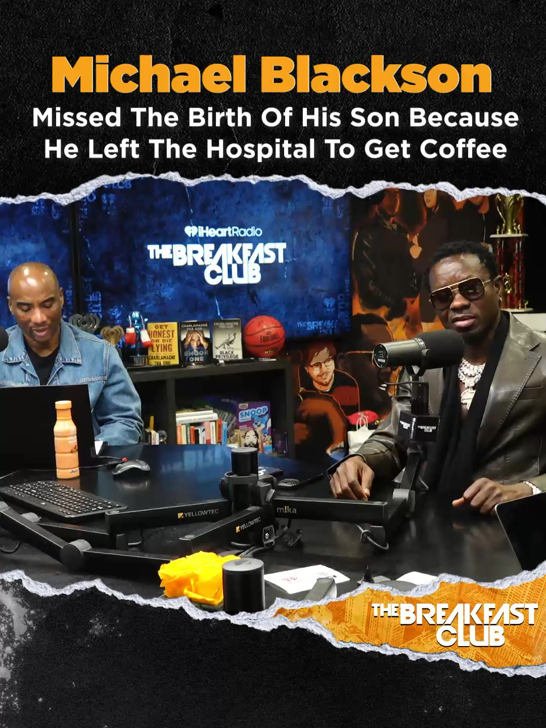 🚨 @michaelblacksonofficial breaks down how he ended up missing the birth of his son. He was this 🤏🏽 close to making it… Tap in to find out what happened.