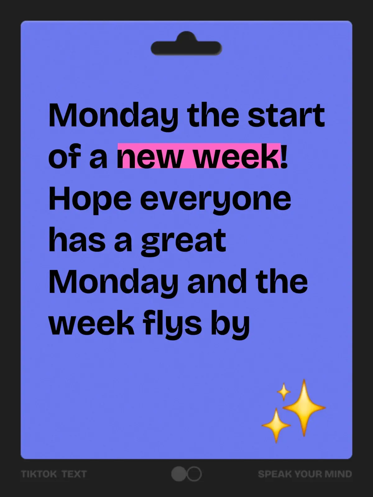 #fyp Have a fantastic week 