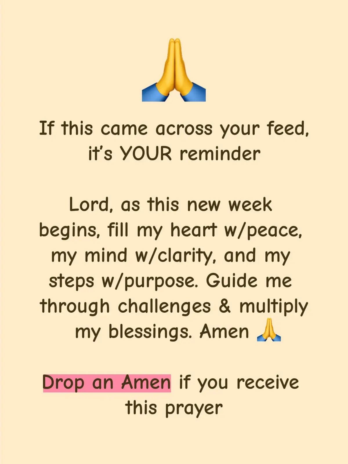 This is Monday, September 30th 💫 If you see this, it’s YOUR sign 🙏 Drop an Amen if you receive this prayer today! #MondayPrayer #DailyBlessings #FaithOverFear #AmenIfYouAgree #prayersforyou 
