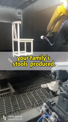 Production of robot furniture without programming spraying#sprayrobot #Spraying #Furniturespraying