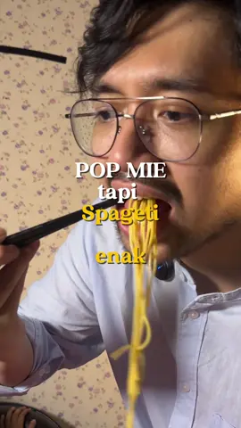 Ternyata dia ga seburuk yang gua kira 🥸 #spagetti #mie #instan 