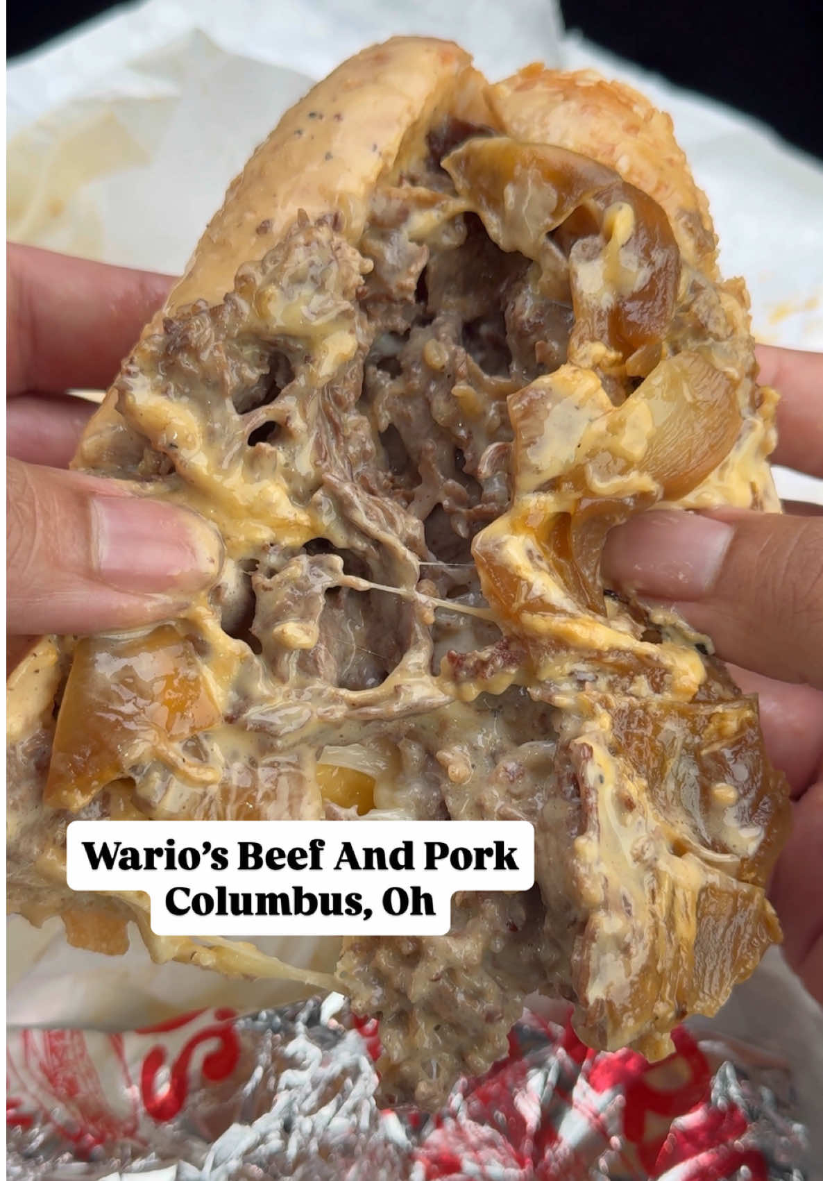 Wario’s 4219 N High St Columbus, OH @wariosbeefandpork #columbusfoodie #614eats #columbuseats #columbusfood #dafattestninja