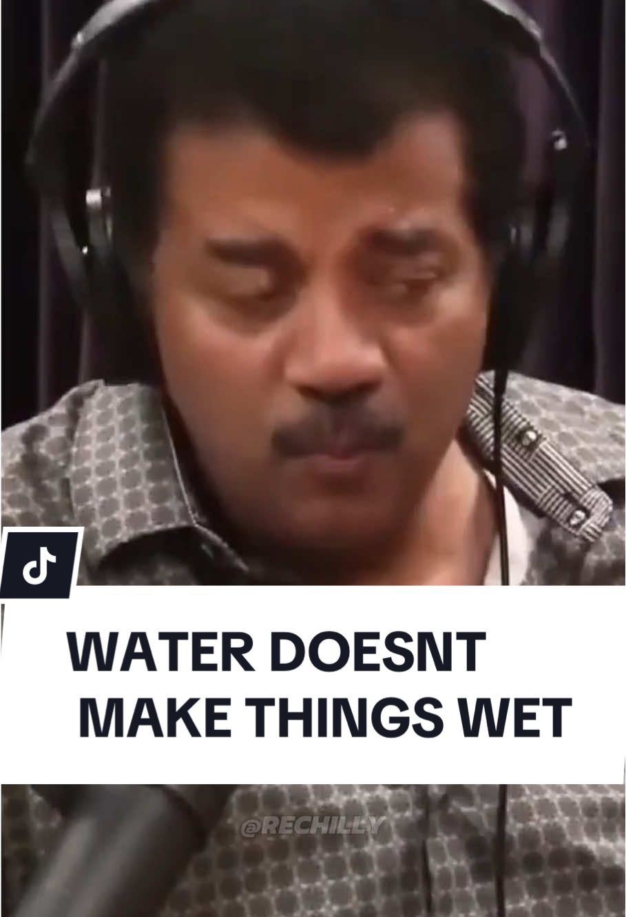 Water doesn’t actually make things wet..  - - This video may contain footage generated by AI this is not the real Neil deGrasse Tyson - - #Science #physics #educational #sciencetok #neildegrassetyson 