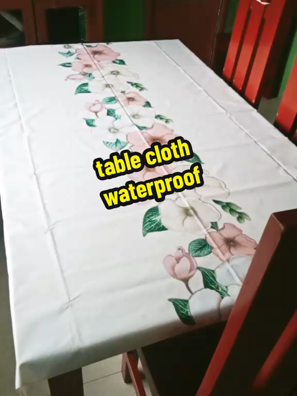 Table Cloth Cover✨ waterproof table cloth #tablecloth #diningtable #pvctablecloth #tablecover #lafamilysonlineshop 