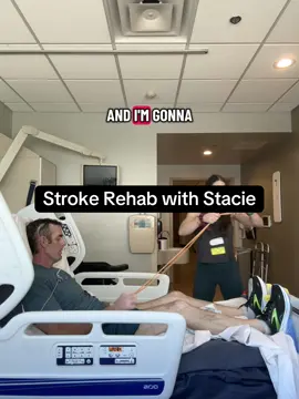 stroke rehab with stacie | episode 1 When my husband Logan had a hemorrhagic stroke one year ago, he didn’t just face brain trauma—he also battled acute respiratory distress syndrome, pneumonia, lung failure, pulmonary embolisms, and multiple infections. He spent nearly 2 months in the hospital, and inpatient rehab didn’t even start until about 6 weeks in. But I couldn’t just sit and wait. From day one, I started finding creative ways to get him moving again—using his bed, bands, and whatever equipment was around. This session focused on: ➡️ Upper & lower body strengthening ➡️ Lower body stretching (his hips have always been tight—even before the stroke!) ➡️ Restoring movement in his upper extremities I’m a firm believer that strength is the basis for function. You have to be strong before you can be truly functional. That’s why we started strengthening from the very beginning—even if it took extra time and effort to set things up. If you have a loved one recovering from a stroke, these are the kinds of exercises I would recommend trying safely in the hospital to get them moving again. 💬 Drop your questions below—I’m here to help. #strokerehab #thephysiofix #strokerecovery #neurorehab #inpatientrehab 