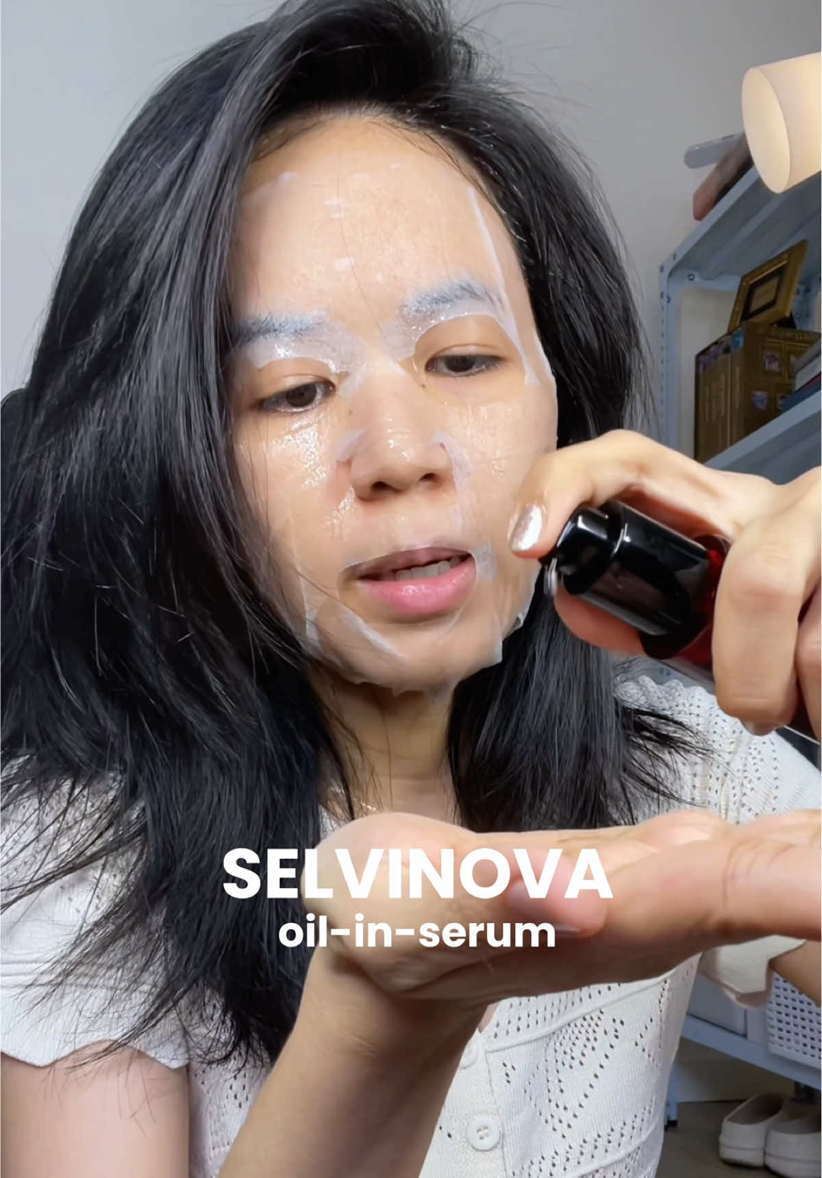 เซรั่มผมตัวนี้ของ Selvinova  หยิบมาใช้บ่อยเลย ผมไม่มัน แต่ไม่แห้ง #เซรั่มผม #ออยล์บํารุงผม #Selvisova #hairserum 