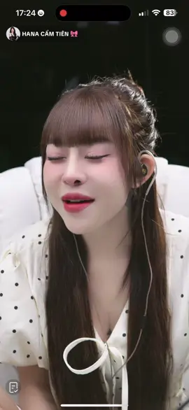 Hát live đỉnh thề này mà bảo nhép 🤨🥰#hanacamtien 