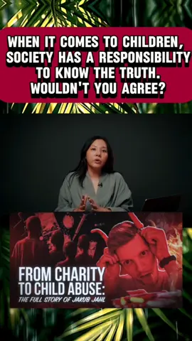 When it comes to children, society has a responsibility to know the truth. Wouldn't you agree?