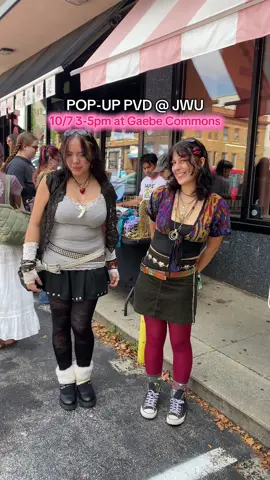 POP-UP PVD at @Johnson & Wales University with JWU Sass 10/7 from 3-5pm at Gaebe Commons (152-176 Weybosset St Providence RI) ❤️‍🔥🦋🌈💕✨  #providenceri #rhodeisland #johnsonandwales #jwuprovidence #thrifting 
