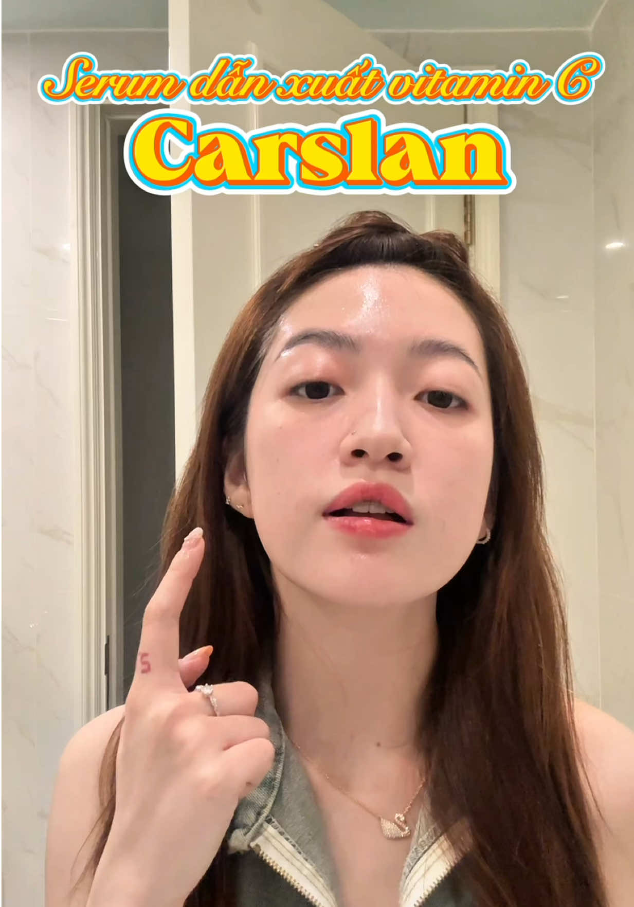 Dưỡng sáng lại còn tẩy da chết nhẹ nhàng lun ạ 😚 #duongsangda #tinhchatsangdaCarslan #Carslanserumbrightening #carslan