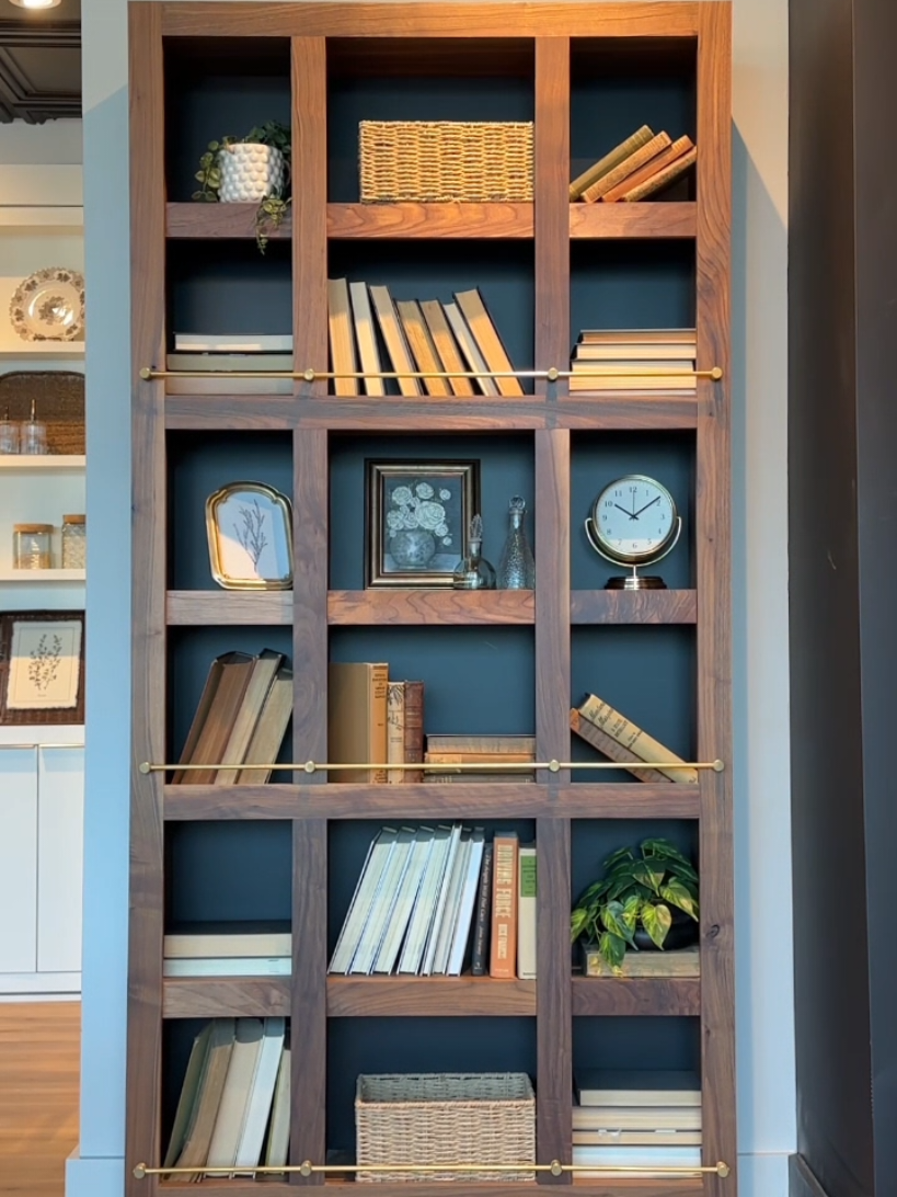 A sliding Bookshelf door has never been easier to buy 🤯 With customization options and fast shipping, you'll never believe this was a custom made door 🙂