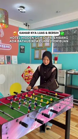 baru tau ada hotel kueh hidden gem di palembang, deket punti kayu & lrt loh! @sanshotelsbeauty  fasilitas nya lengkap ada bathtub jugaa, amenities nya lengkap, harga nya start from 200ribuan booking nya pake aplikasi reddoorz & pake kode “YUKNGINEP” biar lebih murah😆 #REDTRAVERS #BerkeSANS #hotelpalembang #fyp #sanshotel 