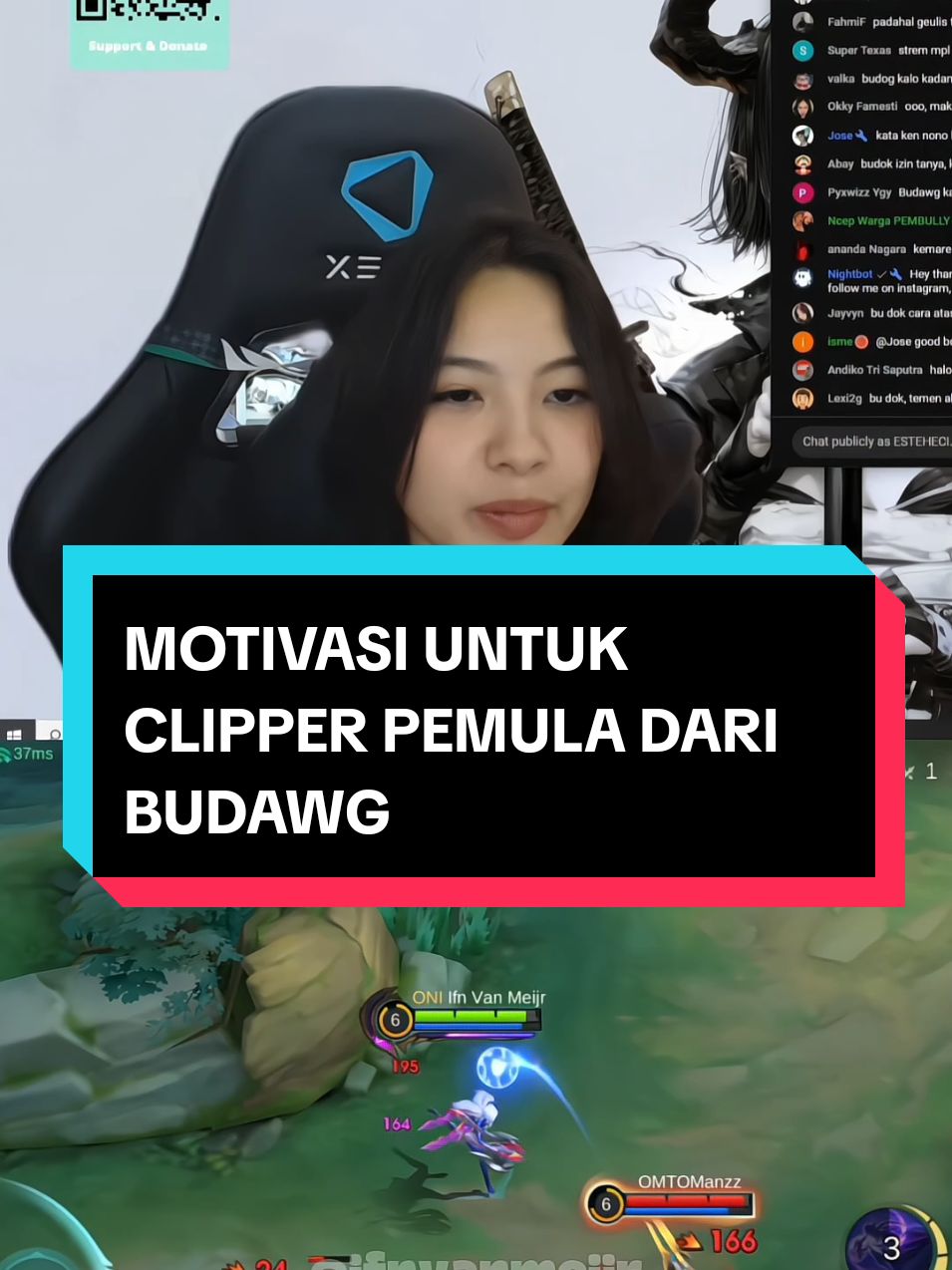 Motivasi dari BUDAWG untuk Clipper pemula  #MLBBNEXT2025 #NEXTJagoanMabar 