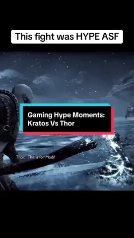 #kratos vs #thor HAD US ON THE EDGE OF OUR SEATS😭is this one of your favorite boss fights of all time in gaming🤔// #godofwarragnarok #playstation #fypシ 