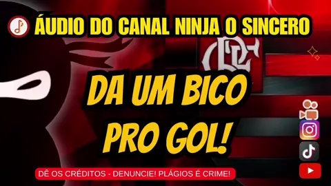 Da um bico pro gol! #flamengo #fla #humor #ninjaosincero #futebol 