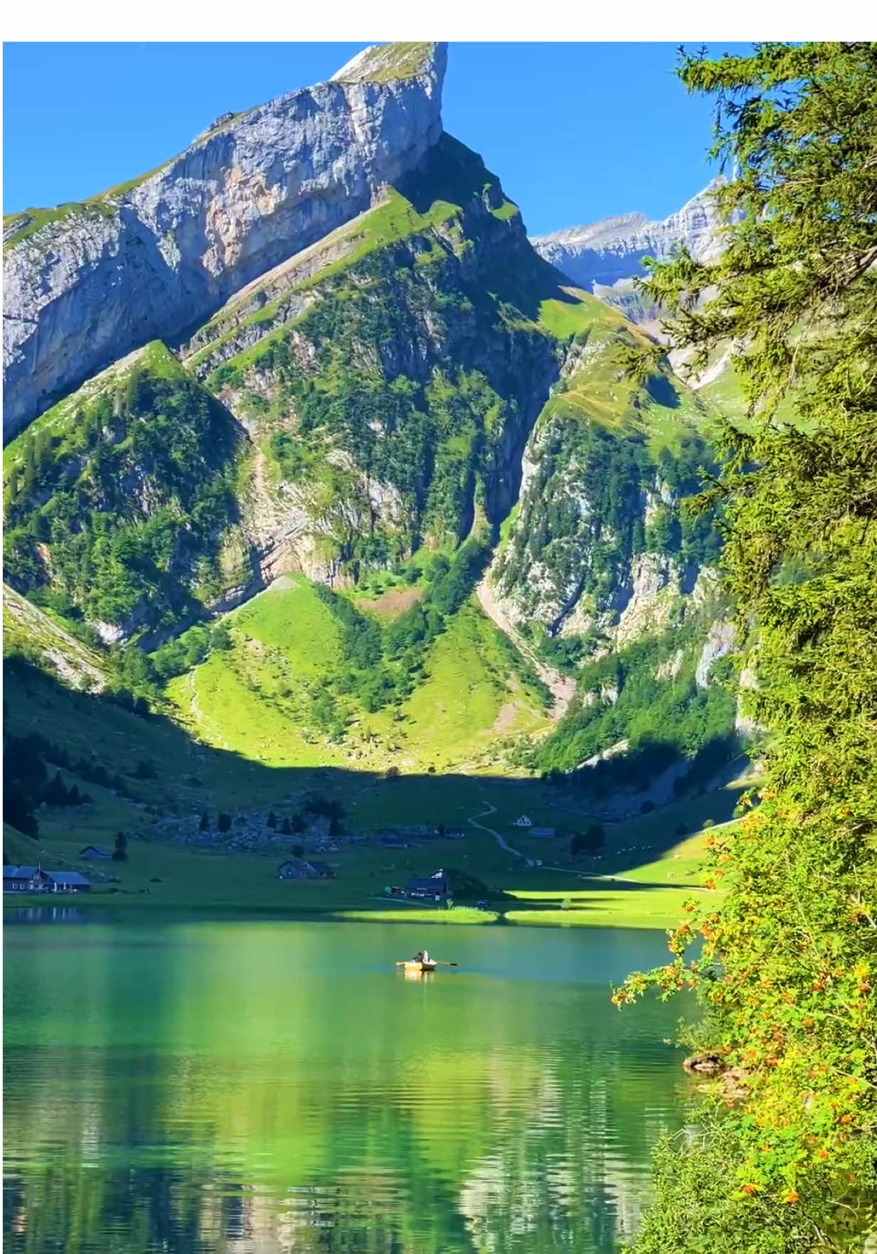 📍Seealpsee, Appenzell🇨🇭#switzerland #swissbeautiful #tiktoktravel #nature #swiss 