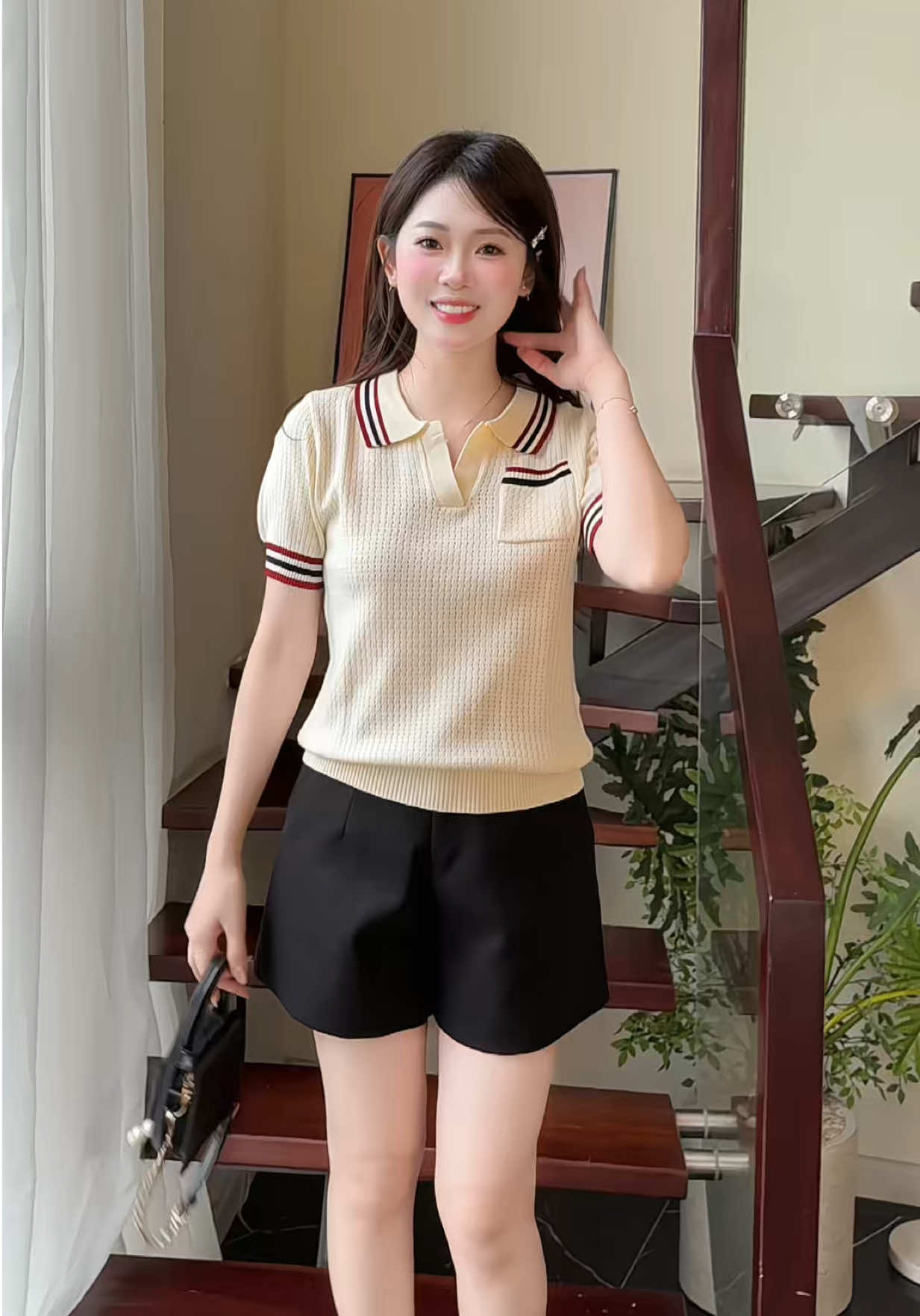 Áo xinh thanh lịch #ameestudio #thoitrang #changthoitrang #fashion #reviewlamdep  