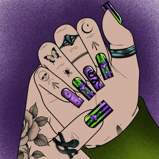 Quick-Edit Nail Design Templates & Procreate Brush Sets Linked In My Bio 🔗 • • • #nailart #nailinspo #naildesign #nailsnailsnails #nailsofinstagram  
