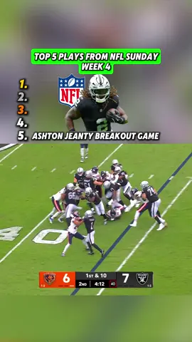 Ashton Jeanty has ARRIVED 🔥 what did I miss? #nflsunday #nflfootball #footballhighlights #nfltopplays #ashtonjeanty 