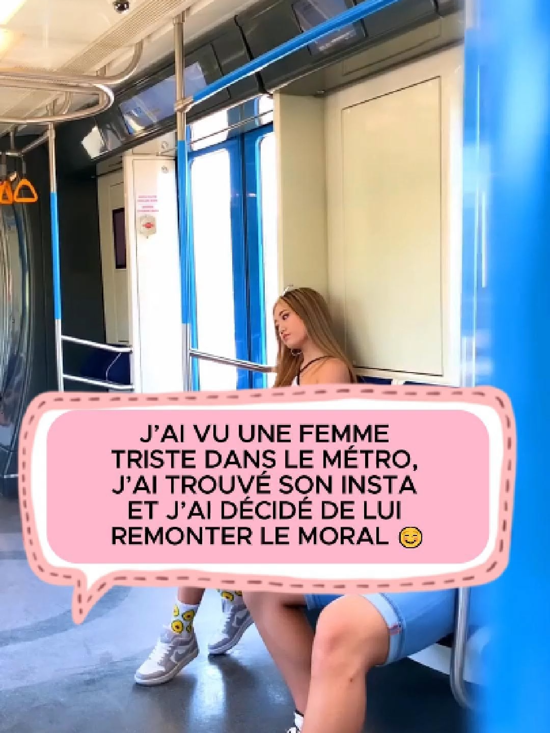 Tu veux savoir comment j’ai trouvé son Insta ? 😊 #seduction #amour #couplegoals #metro #couple #drague #lovestory❤️ #loveyou