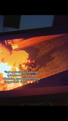 sret sret🤬🤬🤘🏻🤘🏻#promomakangajian #fypシ゚viral #spiderman#lewatberanda #katakata 