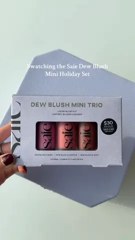 My favorite blushes on the market made mini!! @Saie #makeup #holidaysets #saiebeauty #sephora #girlythings 