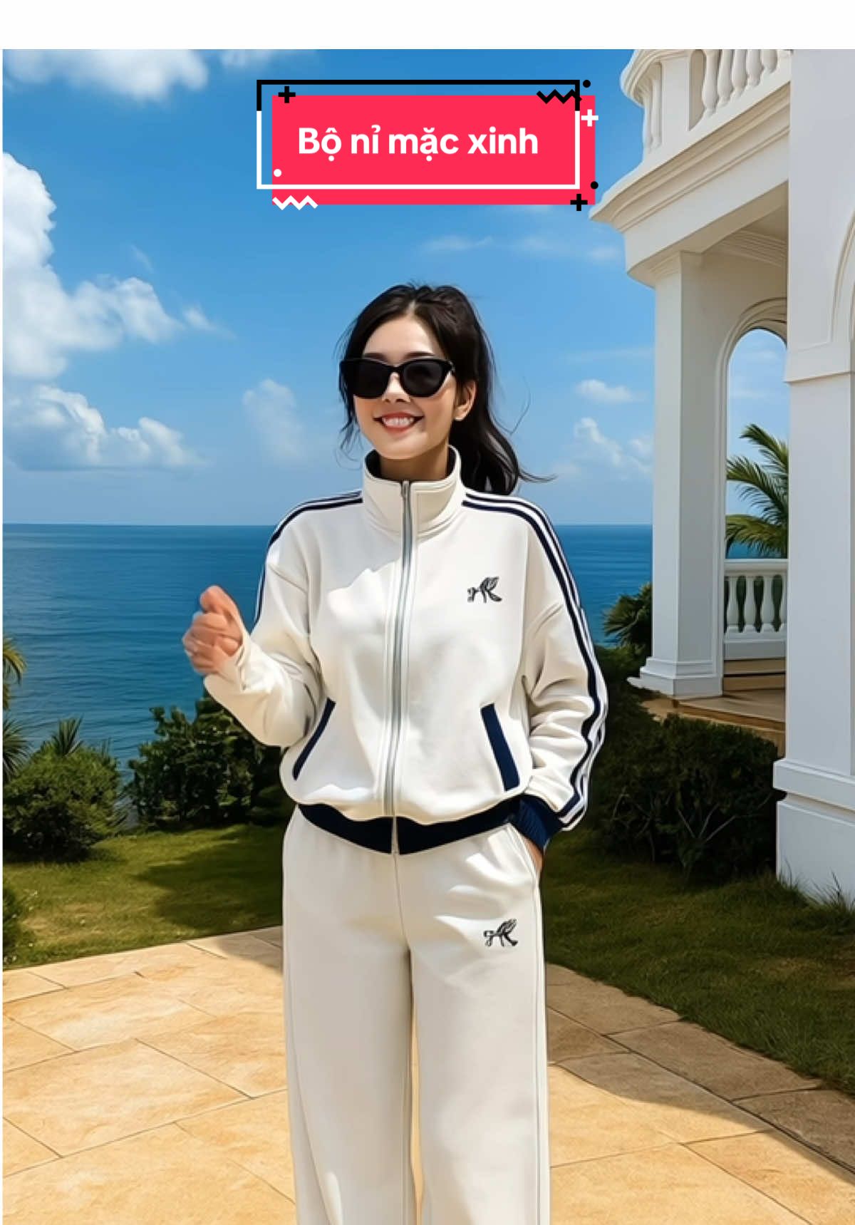 Bộ lý da cá kéo khóa mặc lên tôn giáo mà vẫn xinh #hangshoping #viral #xuhuongtiktok #quanao#xh  