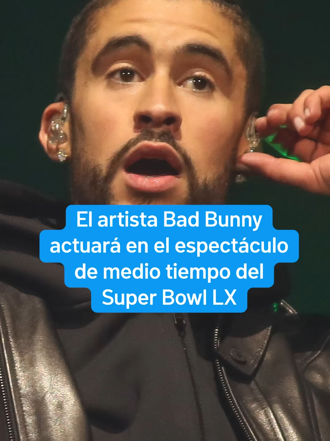 Bad Bunny protagonizará espectáculo de medio tiempo del Super Bowl LX El artista encabezará el espectáculo de medio tiempo el 8 de febrero de 2026 en el Levi’s Stadium en Santa Clara, California, dijo la NFL. #noticiastiktok #noticiasen1minuto #noticiasenespañol #noticias #SuperBowl #badbunny