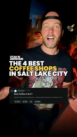 Where’s the best coffee in Salt Lake City? #slc #utah 