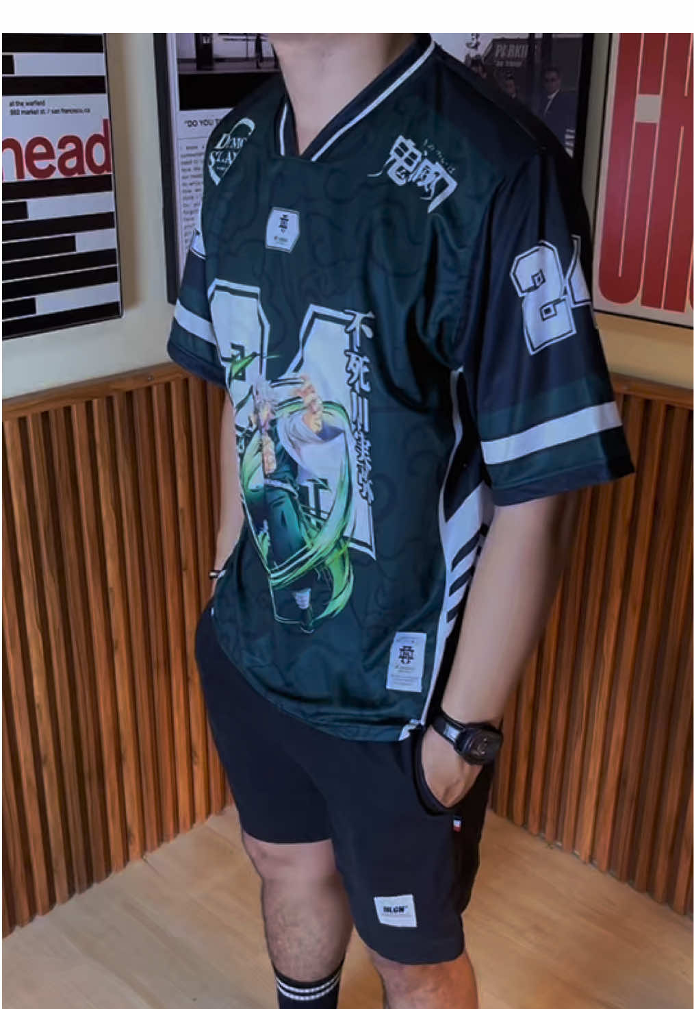 Jersey Vintage Anime DEMON SLAYER 🔥 ASLI KEREEEEN 😎 #jersey #vintage #fyp #demonslayer #casual 