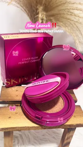 i love thats PINKY with glowy finish 🎀✨💝 #skintific #skintificmy #pinkcushion #skintificnewcushion #makeuppecahminyak 